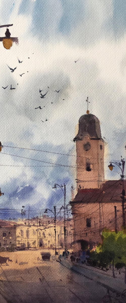 Old city Chernivtsi in Ukraine by Andrii Kovalyk