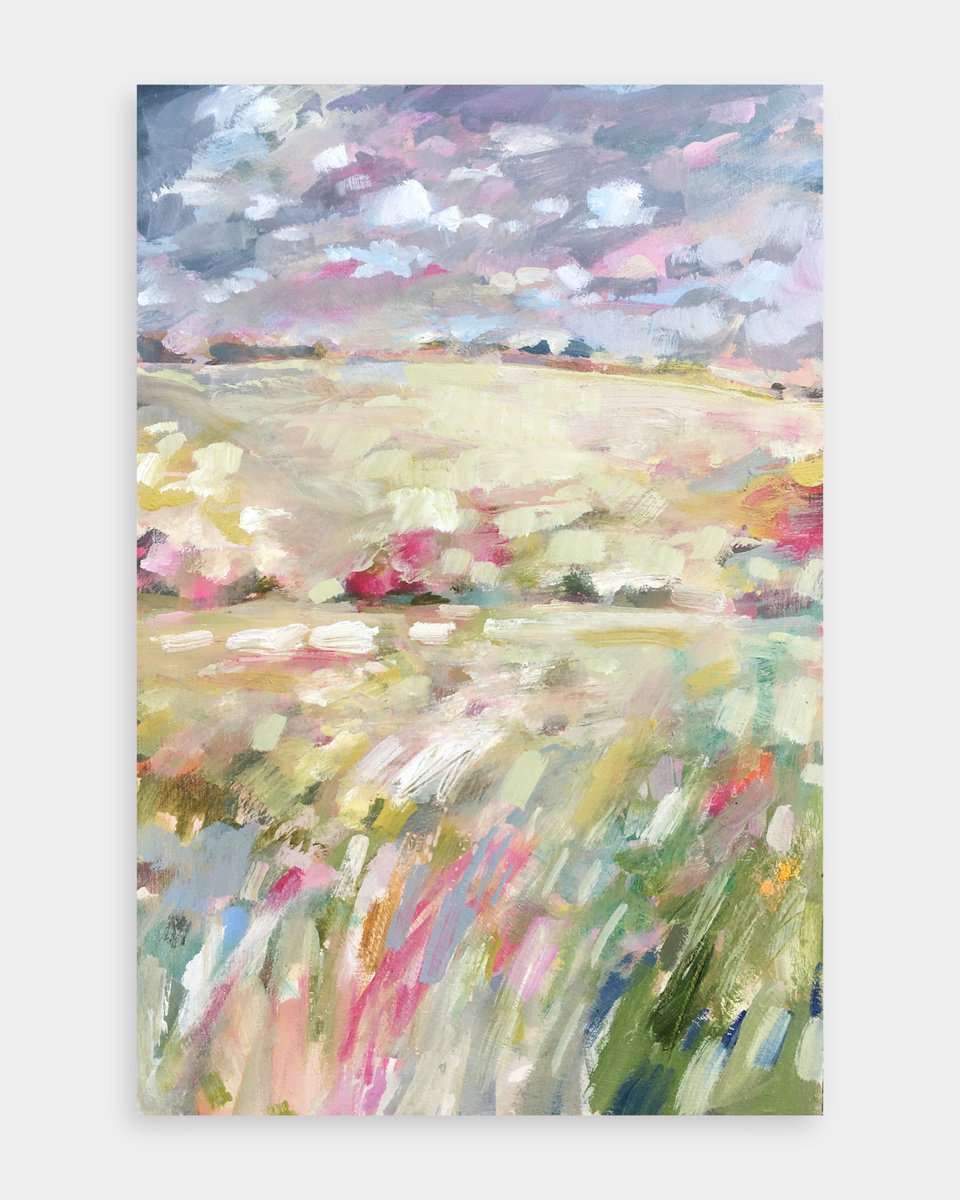 Impressionistic Landscape Oil Painting By Guy Pickford, 12 X 18, The Passing Of Seasons, Original Artwork