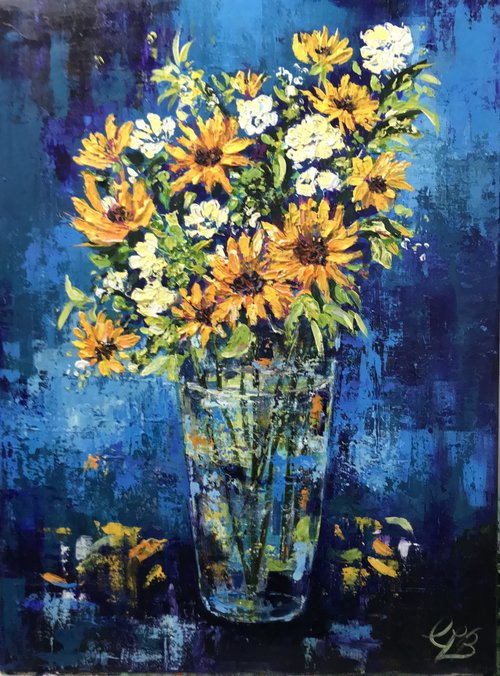 Sunshine Flowers by Colette Baumback