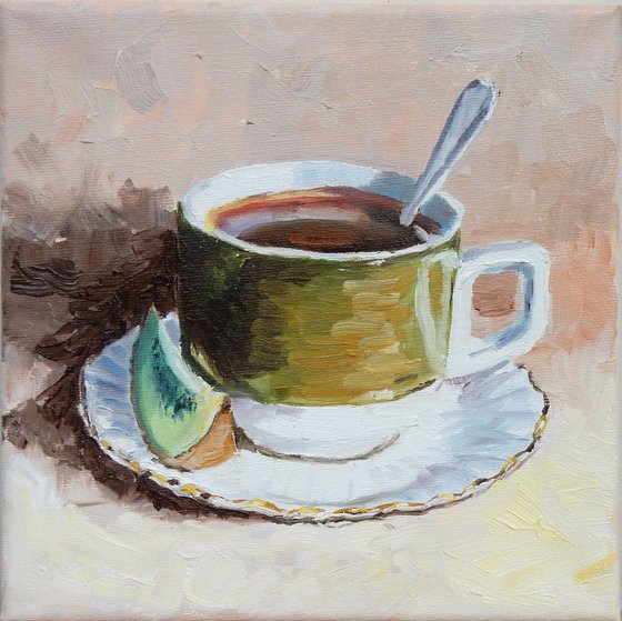 Teacup(4). still life