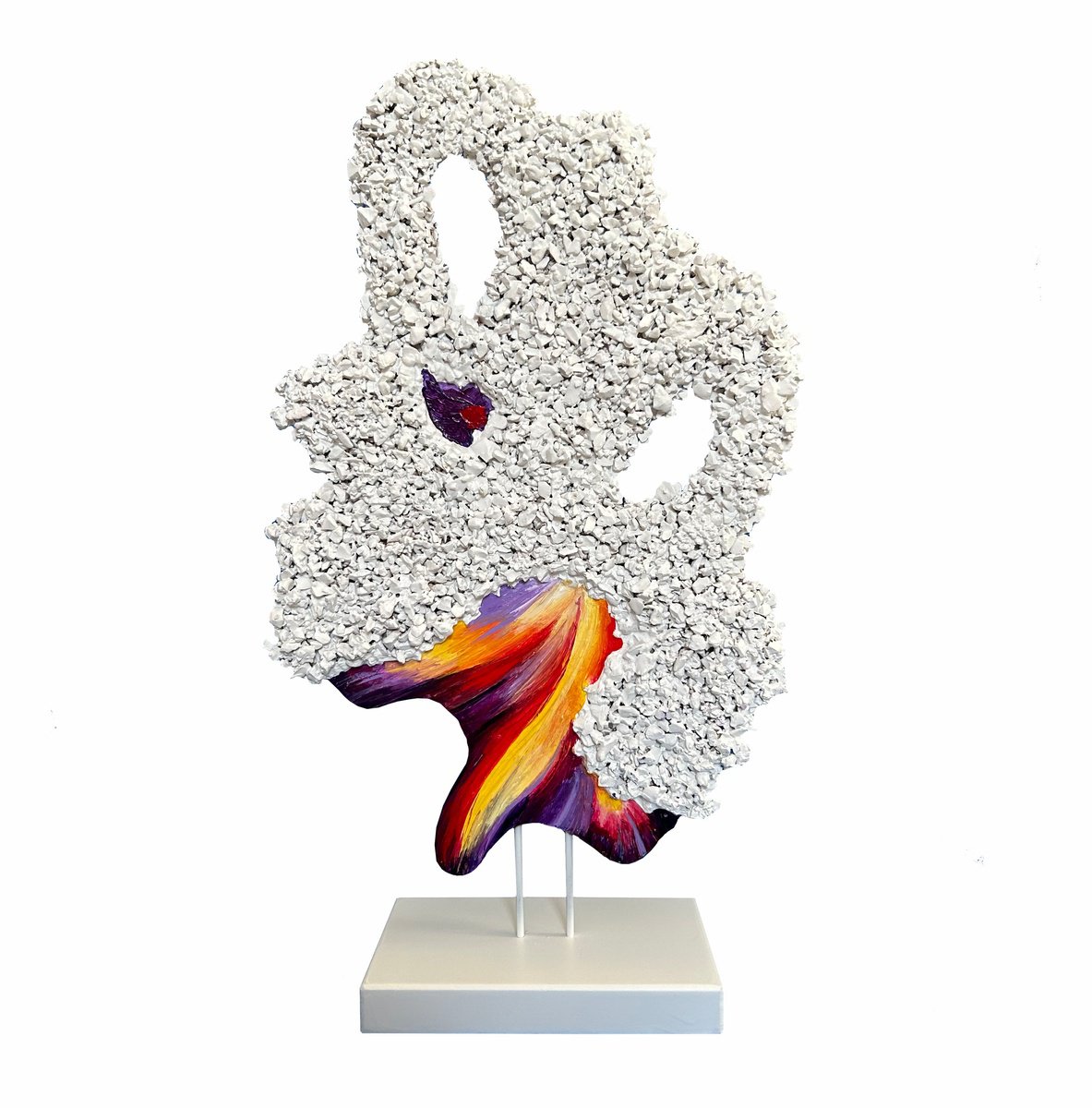 Abstract Animal Sculpture By Alexandra Dobreikin, 11 X 20, Butterfly Wings 2., Original Artwork