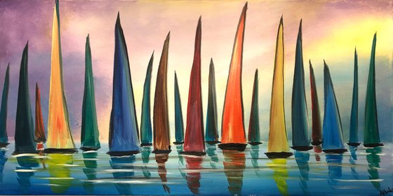 Colourful regattas