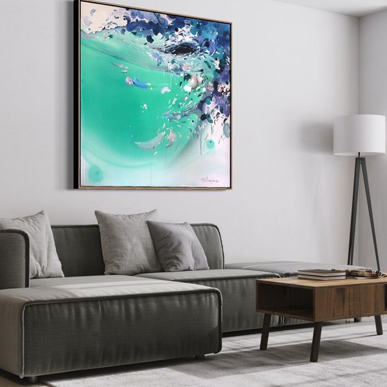 'Cete iter' - 48x48"