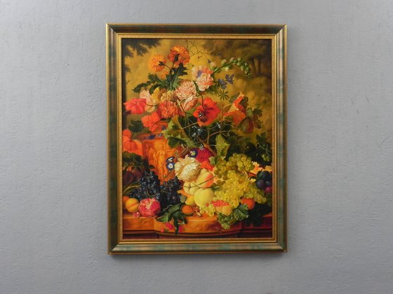 "Flowers and fruits"