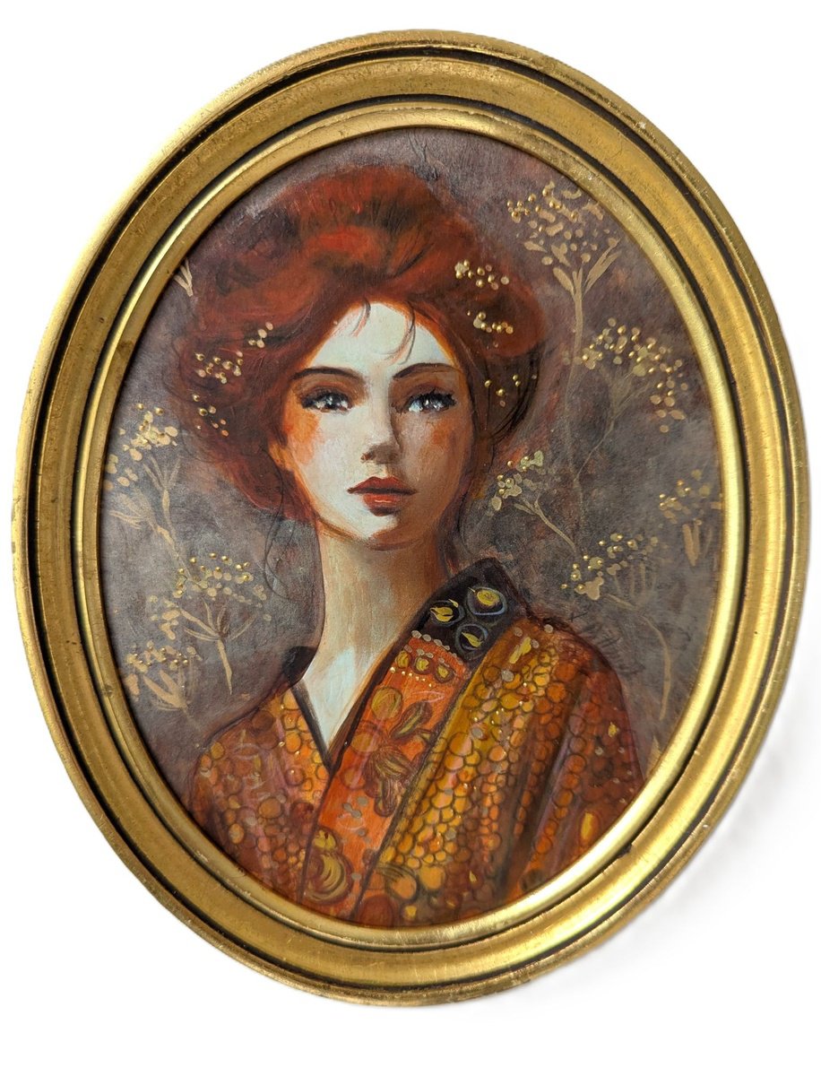 Illustrative Acrylic Painting , Ri?verie D