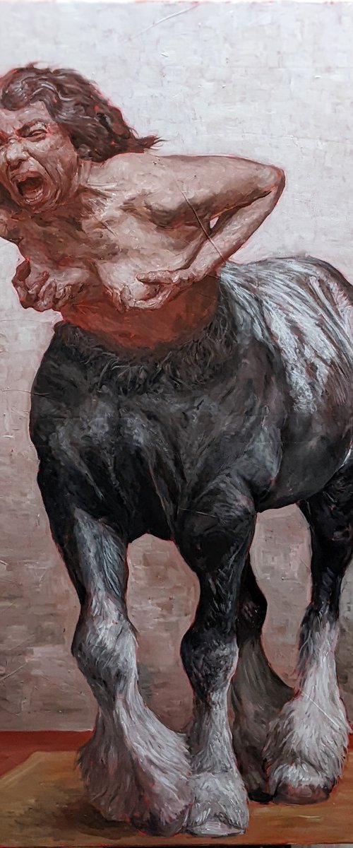 Femme centaure criante by Jean-Marc Comby