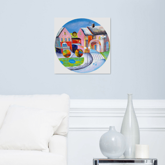 Abstract city