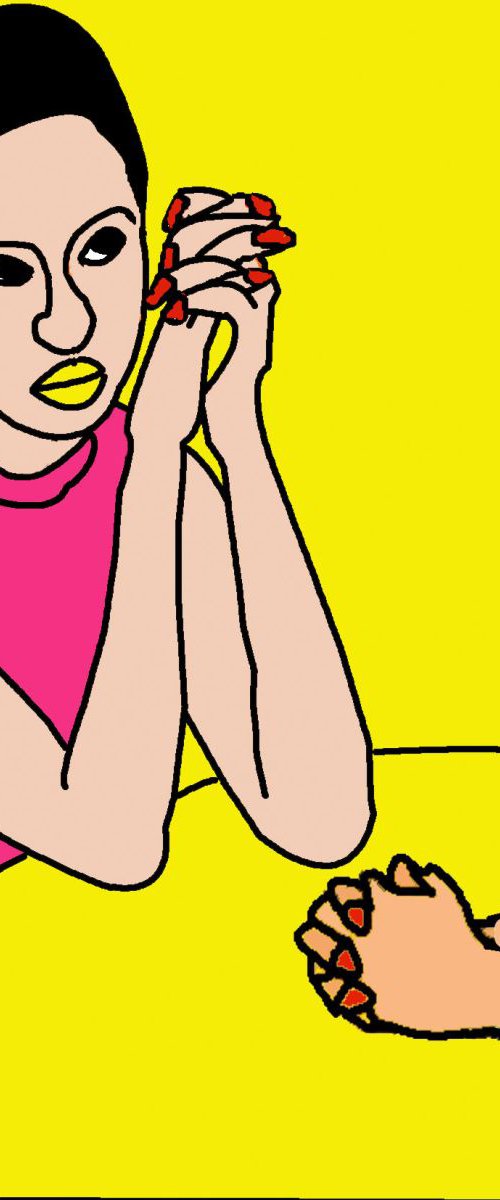 Together - pop art print by Artworks by Rina Mualem