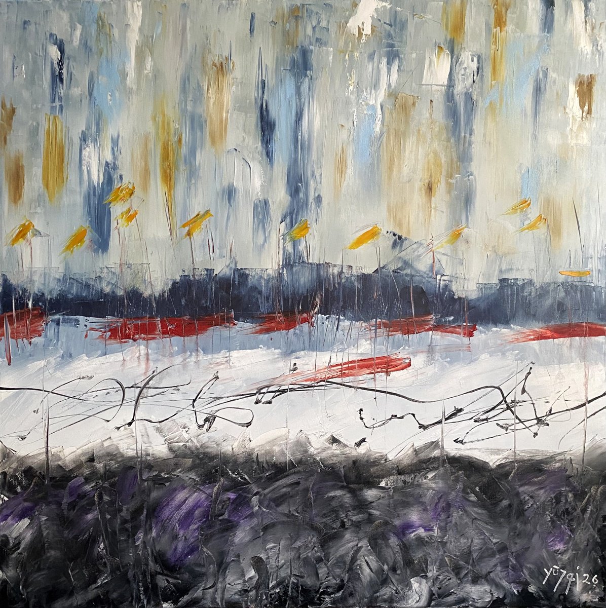 Sciabordio By YS?rei, 35 X 35, Artwork For Sale On Artfinder
