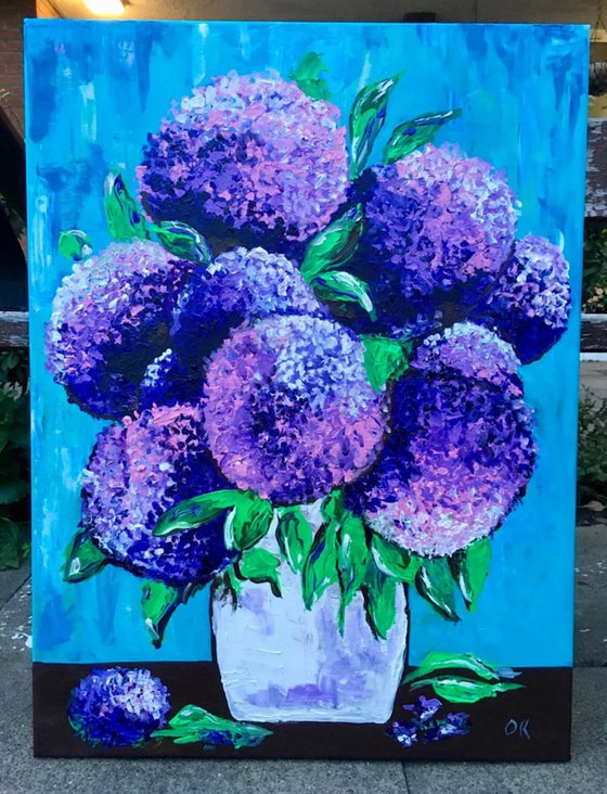 BOUQUET OF  hydrangea
