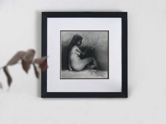 Nude figure drawing