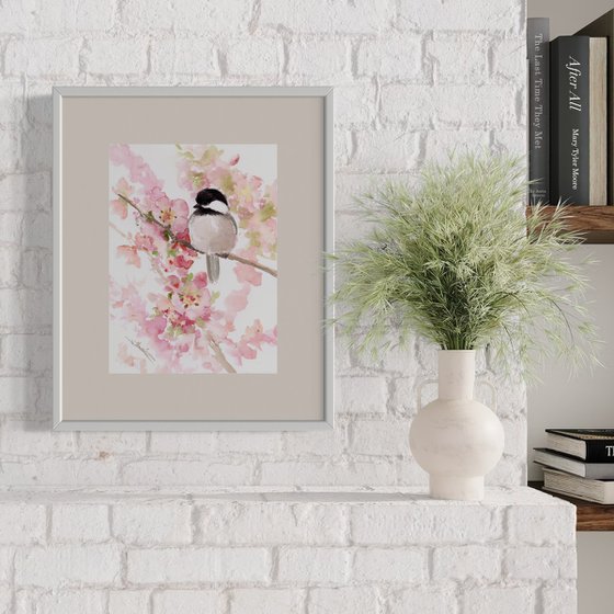 Chickadee in the Spring