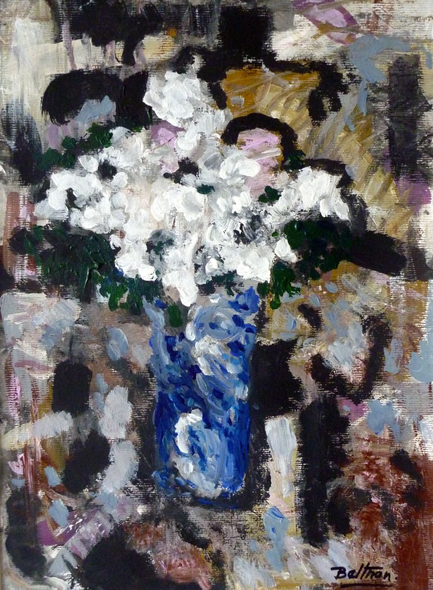 le bouquet aux fleurs blanches by Pierre-Yves Beltran