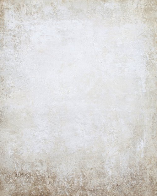 White Field 230102, minimalist white texture abstract by Don Bishop