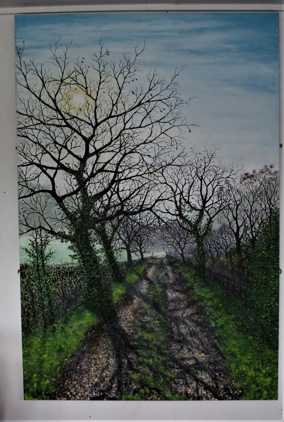 Misty February Morning  150cm x 100cm