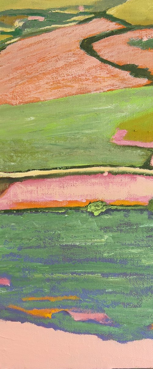 Spring Greens by KM Arts