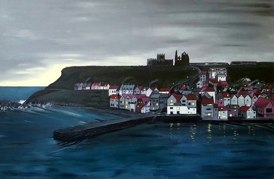 Whitby - Large Oil Painting