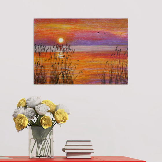 Sunset /  ORIGINAL PAINTING