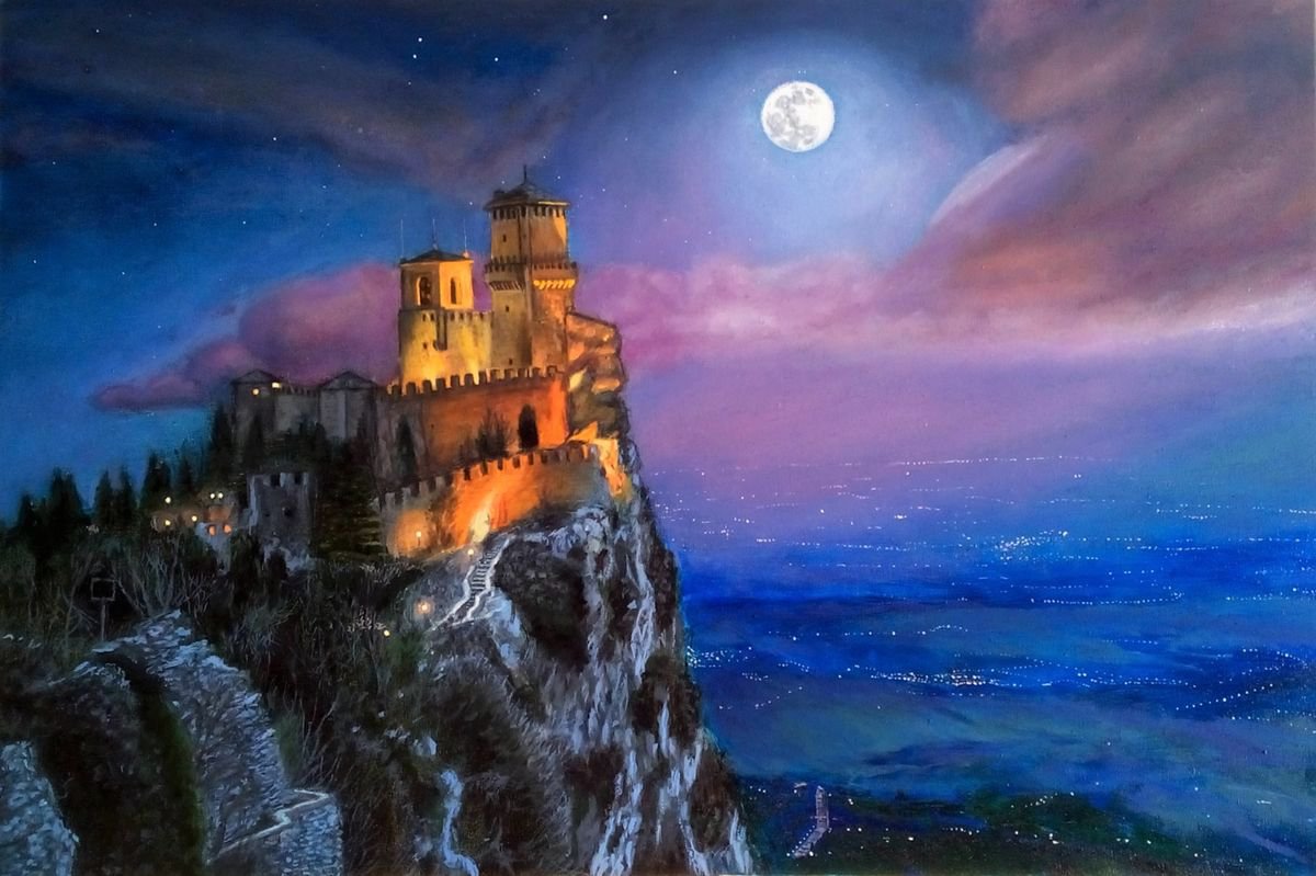 San Marino (2018) Oil painting by TERRA ART Artfinder