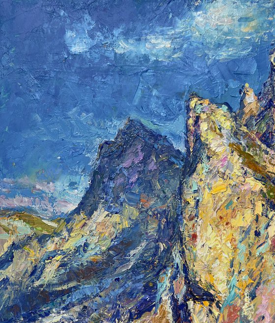 Shards of sky. Dolomites
