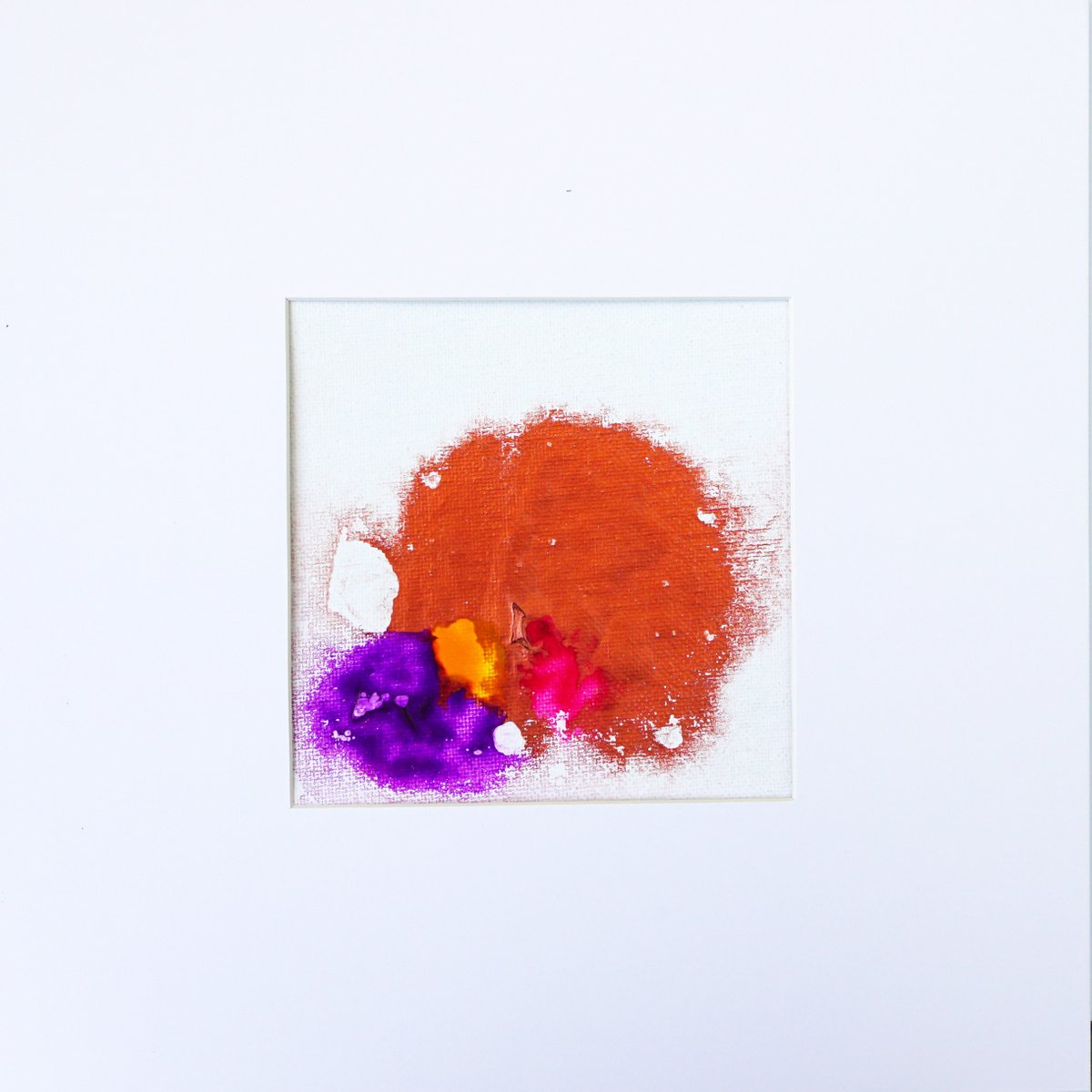 Abstract Acrylic Painting By Jelena B, 5 X 5, In May 21-8, Original Artwork