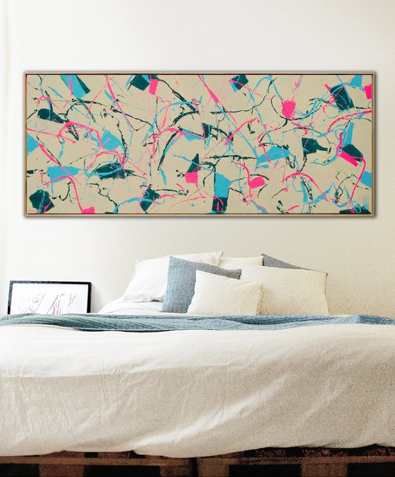 Fragments of joy in pink