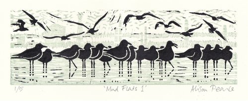Mud Flats 1 by Alison Pearce