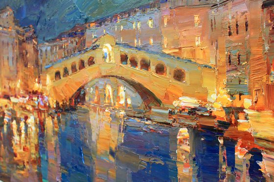 Rialto Bridge. Venice Italy