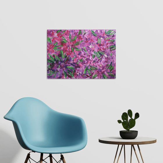 Bloom Rhododendrons... /  ORIGINAL PAINTING