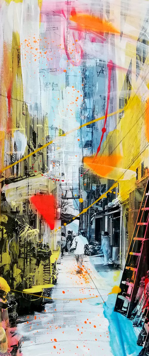 URBN City Mixed Media VIII by Sven Pfrommer