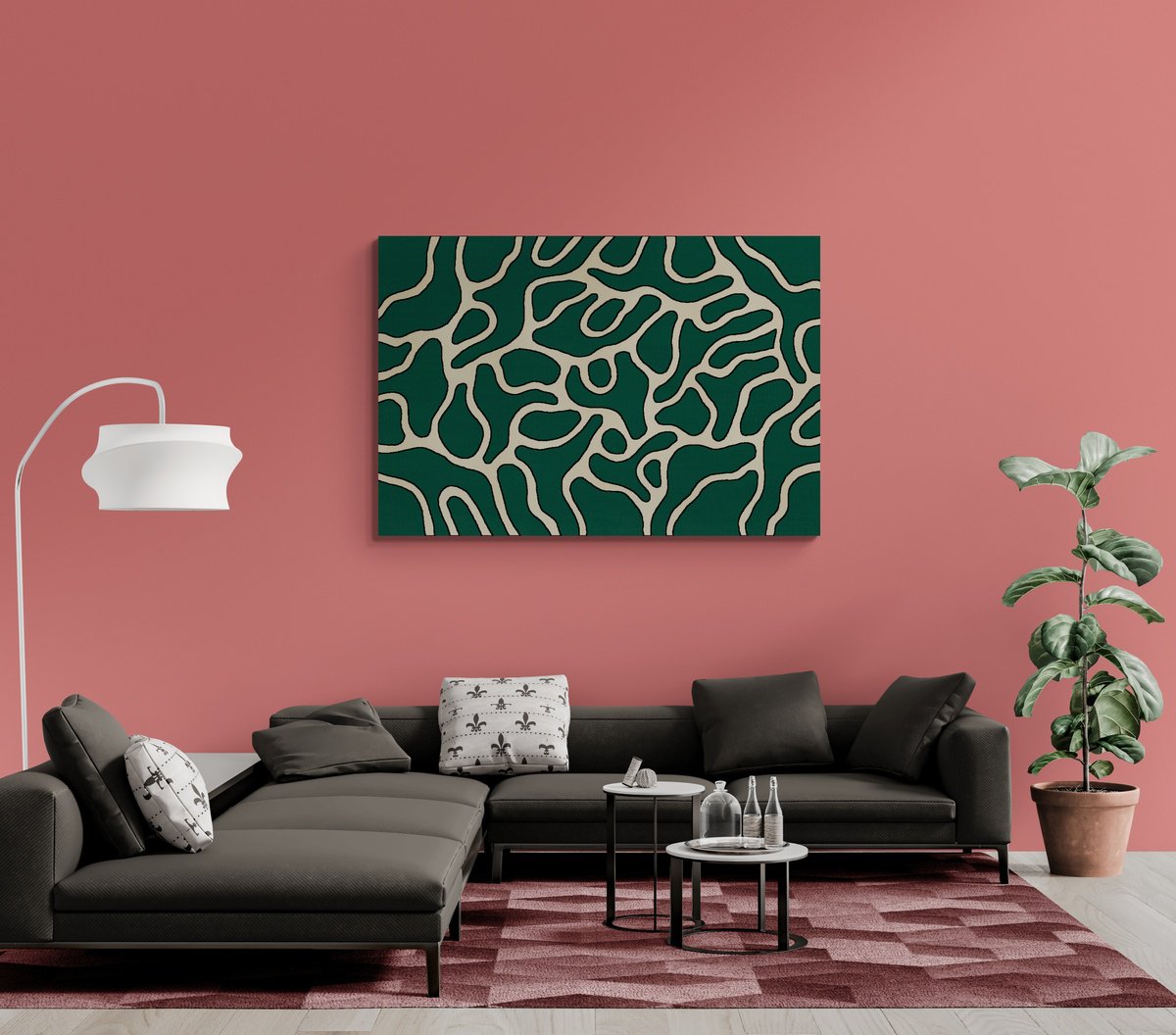 Abstract Nature #11 By Marina Krylova, 55 X 35, Artwork For Sale On Artfinder