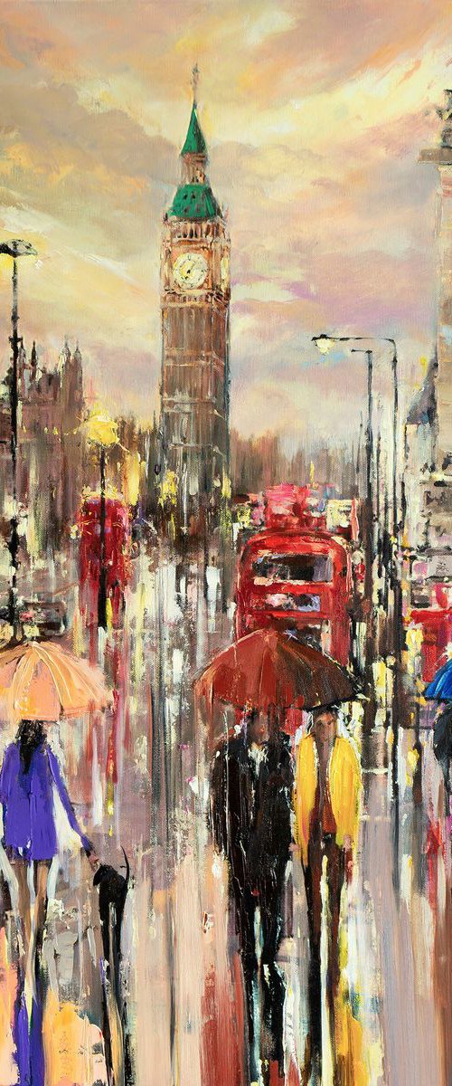 London City Rush by Ewa Czarniecka