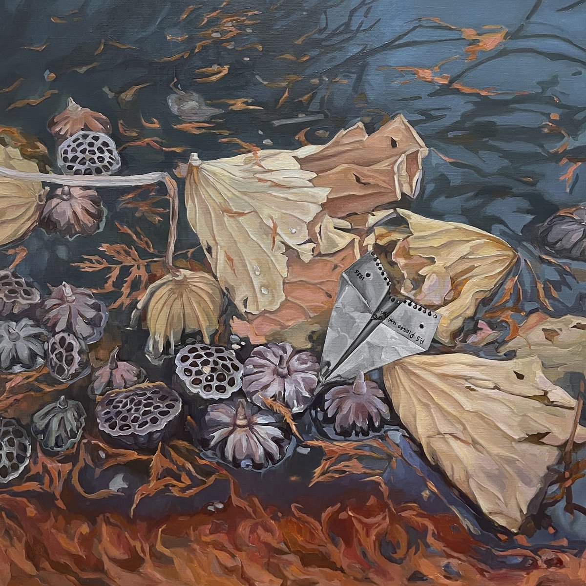Photorealistic Oil Painting , Plane Of Hope By Guzel Min, 29 X 29, Artwork For Sale On Artfinder