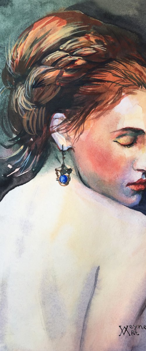 Nude female model by Natalia Veyner