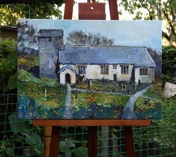 Reserved for Jonathon - St Anthony Church - Original oil painting