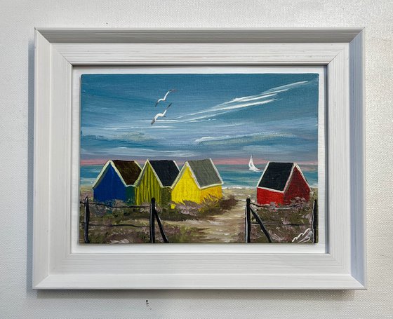 Colourful Beach Huts