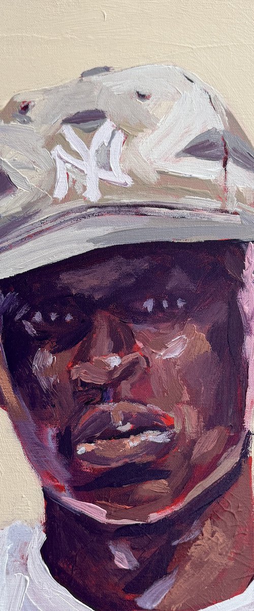 AIME I ACRYLIC ON CANVAS 40x40cm by Javier Peña