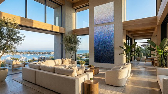 In search of silence- 3 (blue)