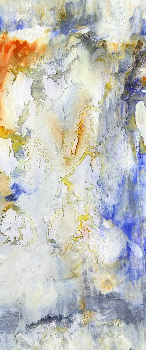 Mystical Moments 7 - Textural Abstract Painting  by Kathy Morton Stanion by Kathy Morton Stanion