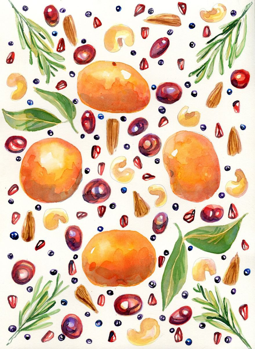 Christmas Fruit by Hannah Clark