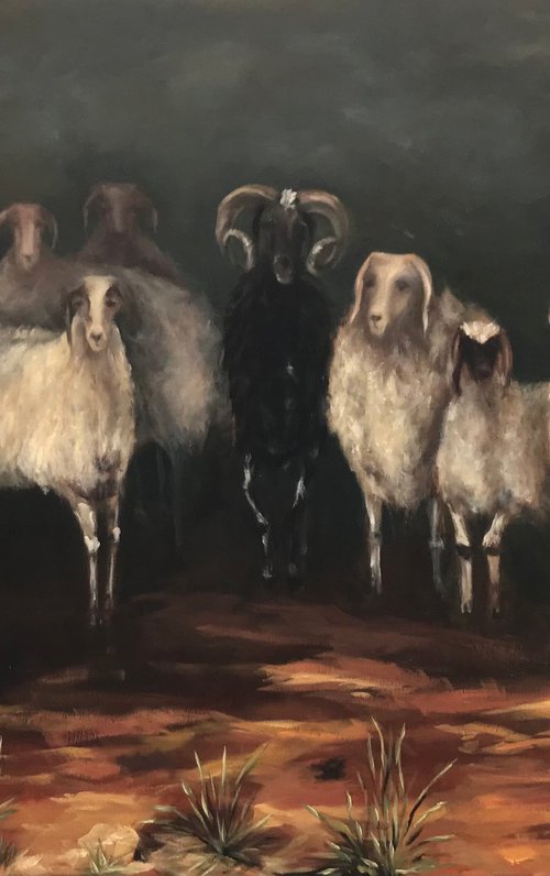 Sheep by Marina Deryagina