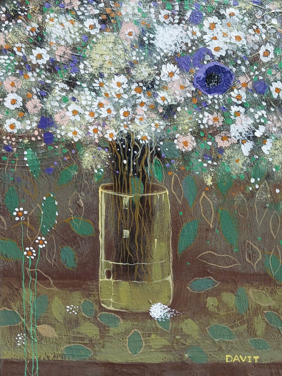 Daisy Abundance By Davit Arstamyan, 12 X 16, Artwork For Sale On Artfinder