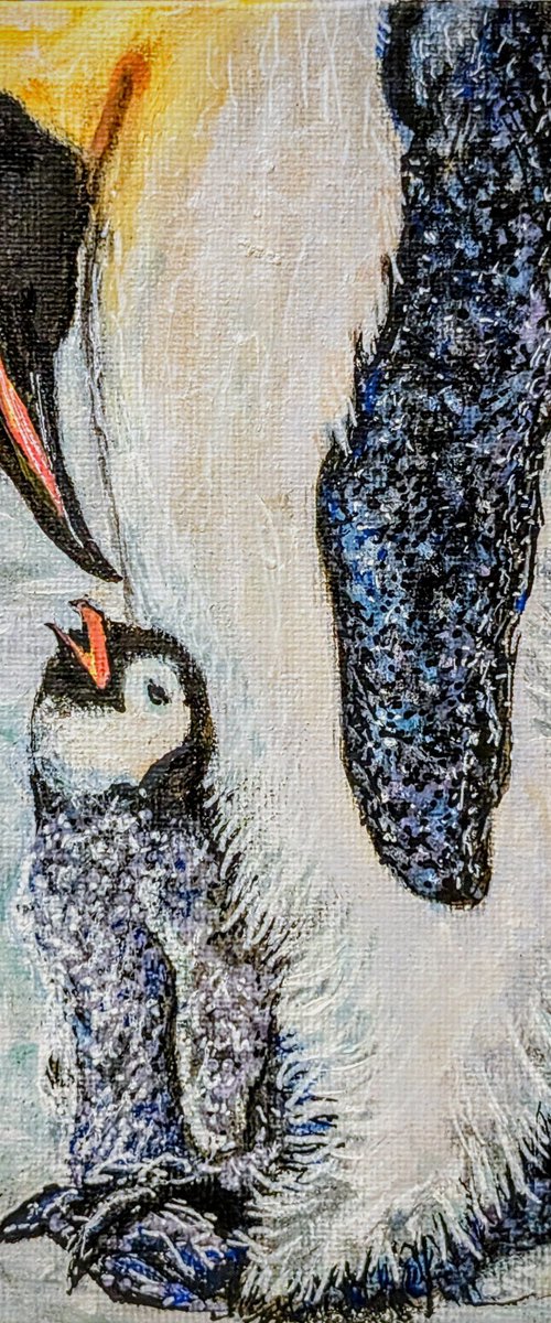 Penguin and Baby by Robbie Potter