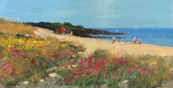 Wild Flowers by the Sea