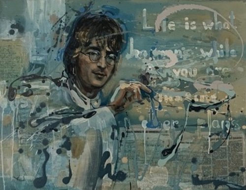 Watching The Wheels, John Lennon by Dmitri Miletskii
