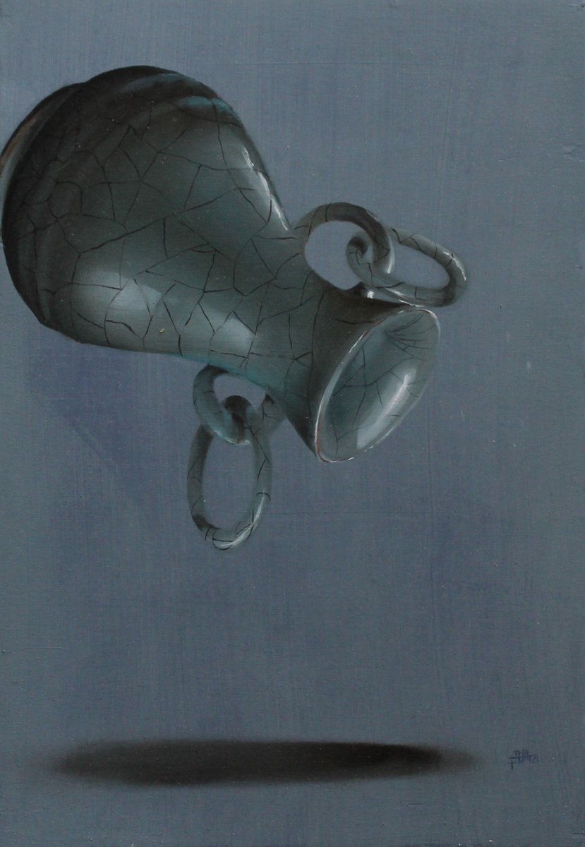 Photorealistic Still Life Oil Painting By Nicoletta Bagatti, 14 X 18", Cogli L