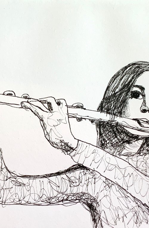 Flute Player by Ryan  Louder