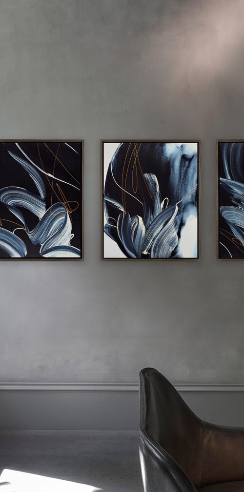 Tentations Triptych by Novi Lim