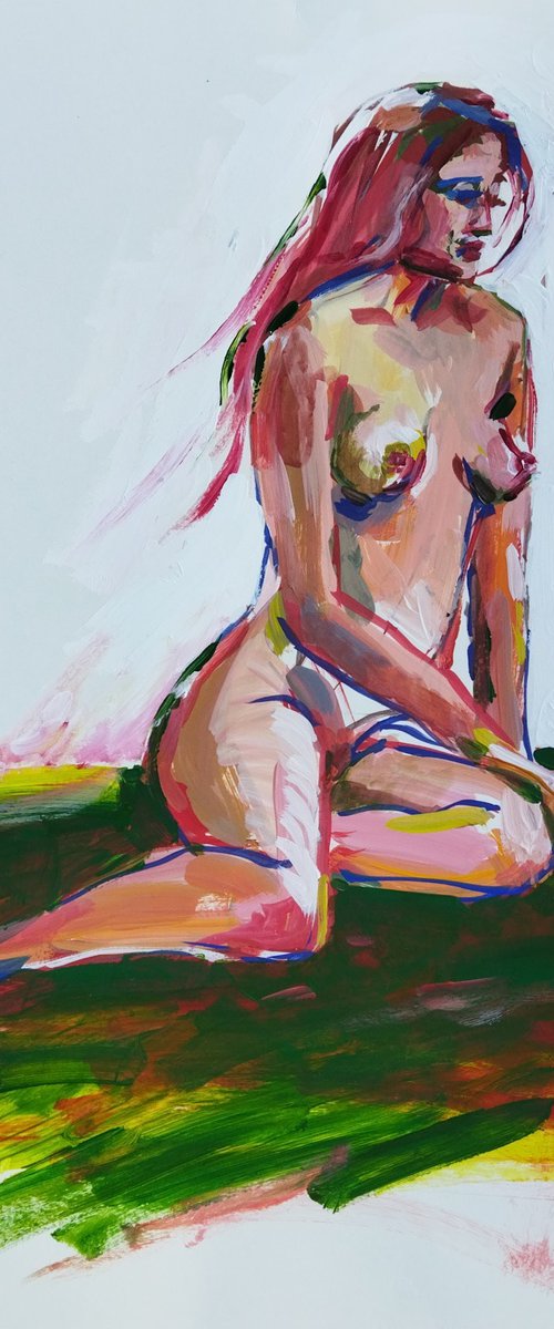 Reflections. Nude woman by Ann Krasikova