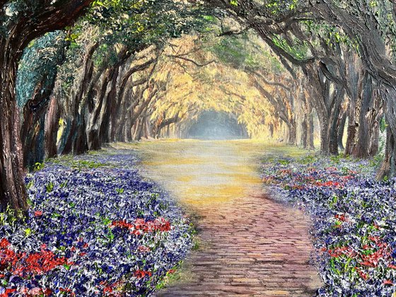 Love Beneath The Oaks' Embrace